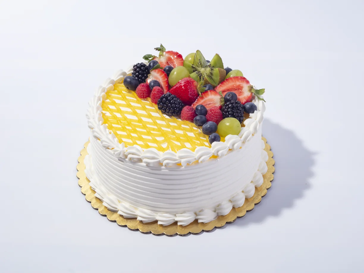 Pastel de Esponja con Mousse de Mango
