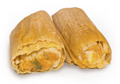 Cheese with Grilled Pepper Tamale